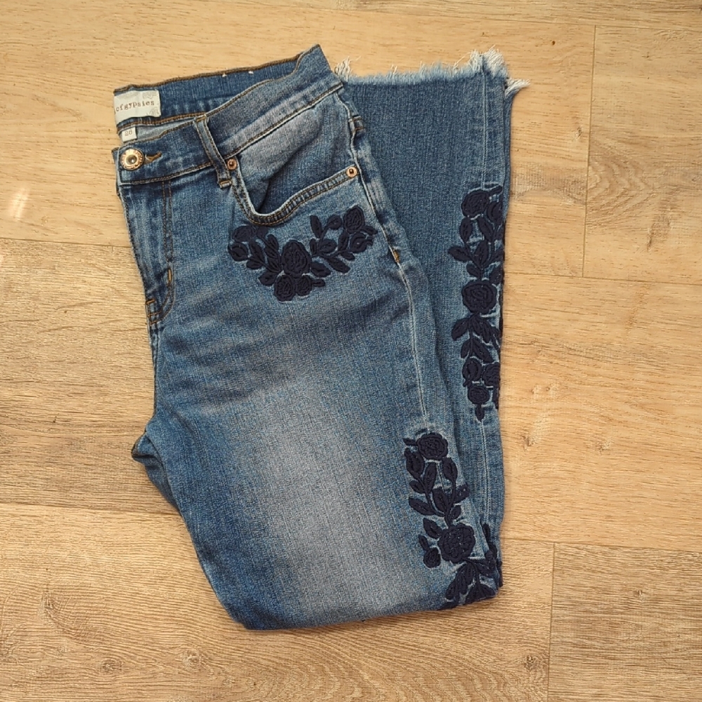 Band Of Gypsies Embroidered Jeans